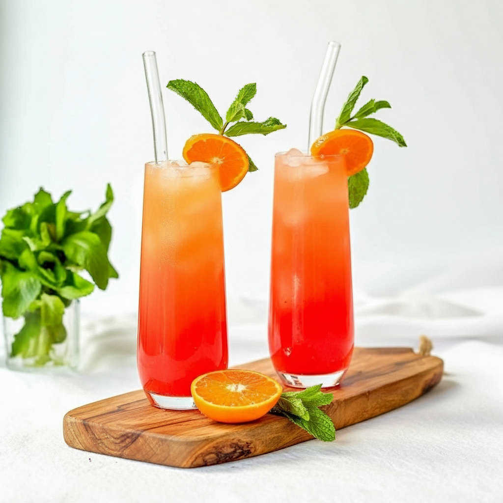 Mocktail Served at The Rose Bar cafe and cocktail bar